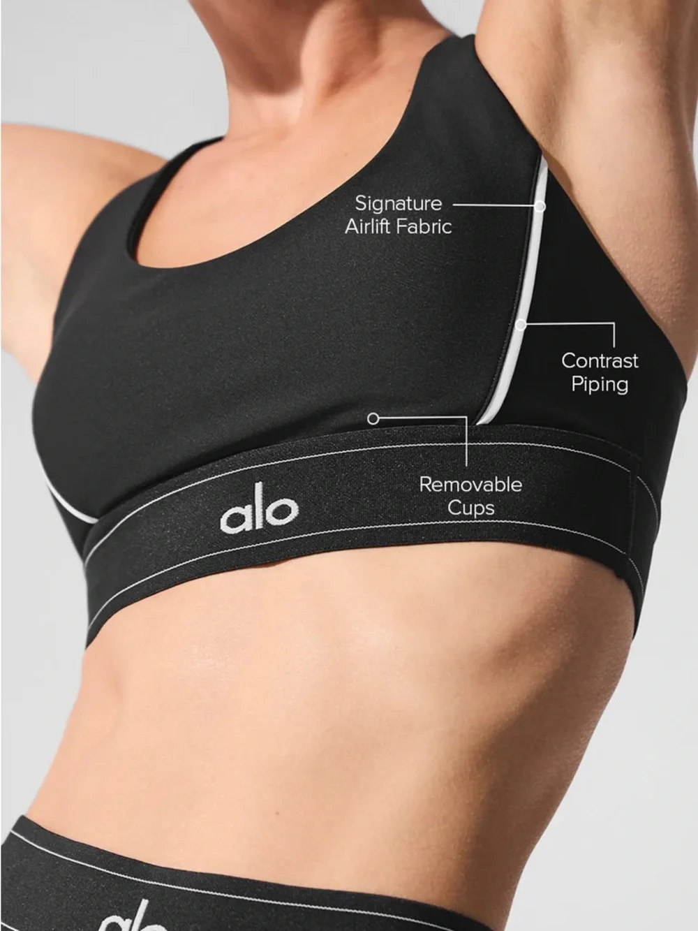 Alo Airlift Suit Up Bra black L